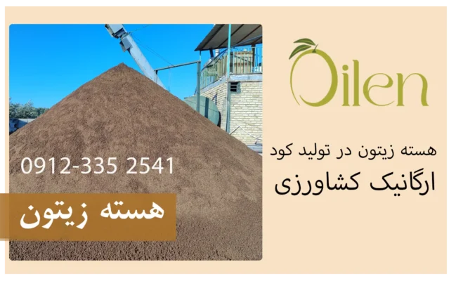 هسته زیتون | تولید کود ارگانیک هسته زیتون